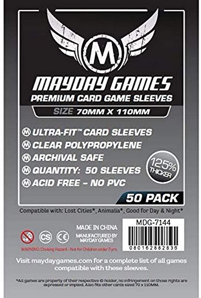 Premium Magnum Ultra-Fit Lost Cities Card Sleeves (70x110mm) 50ct